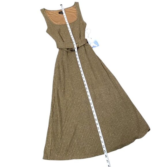 NWT Majorelle Luis Sleeveless Midi Dress Mocha Brown Size Small - Picture 16 of 16